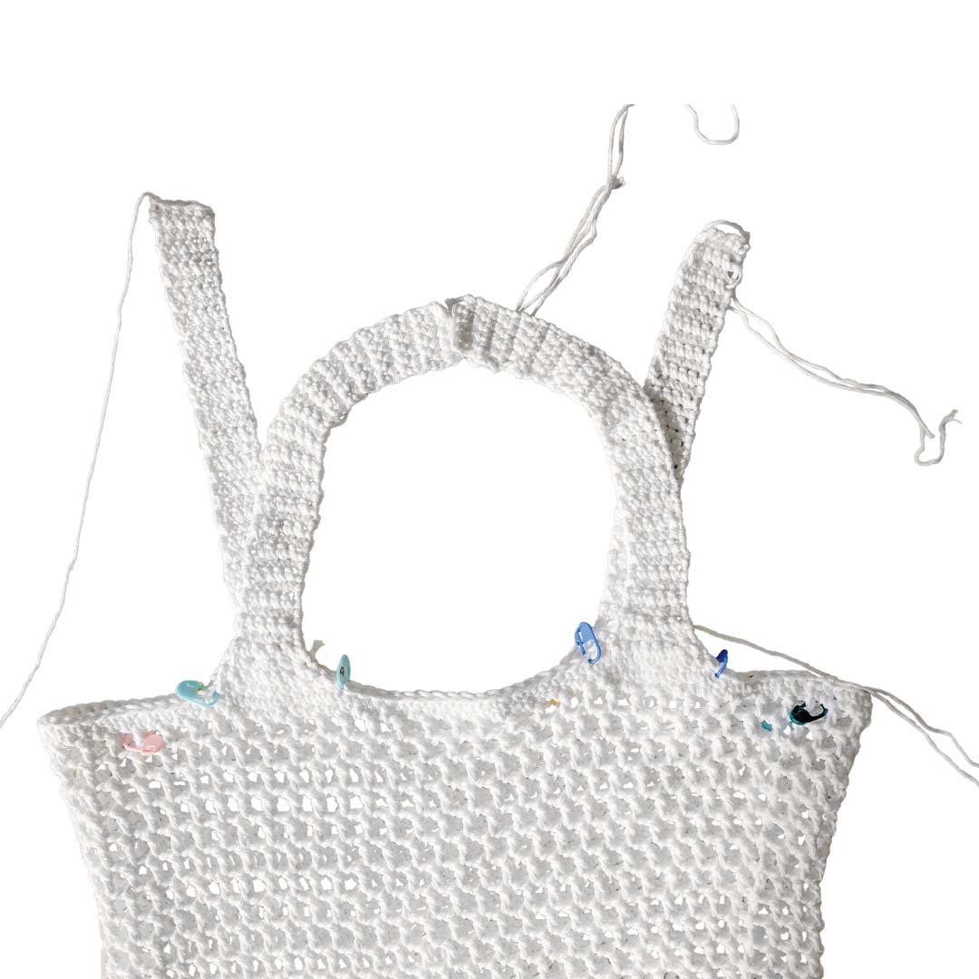 Schritt 4 Anleitung "Summer Alltags- und Strandtasche" aus dem Buch "My Crochet Bag" von Laura Nötzold, auch bekannt als @yarnyourself