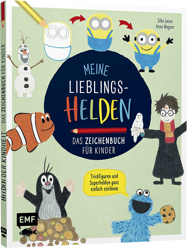Meine Lieblingshelden – Das Zeichenbuch für Kinder