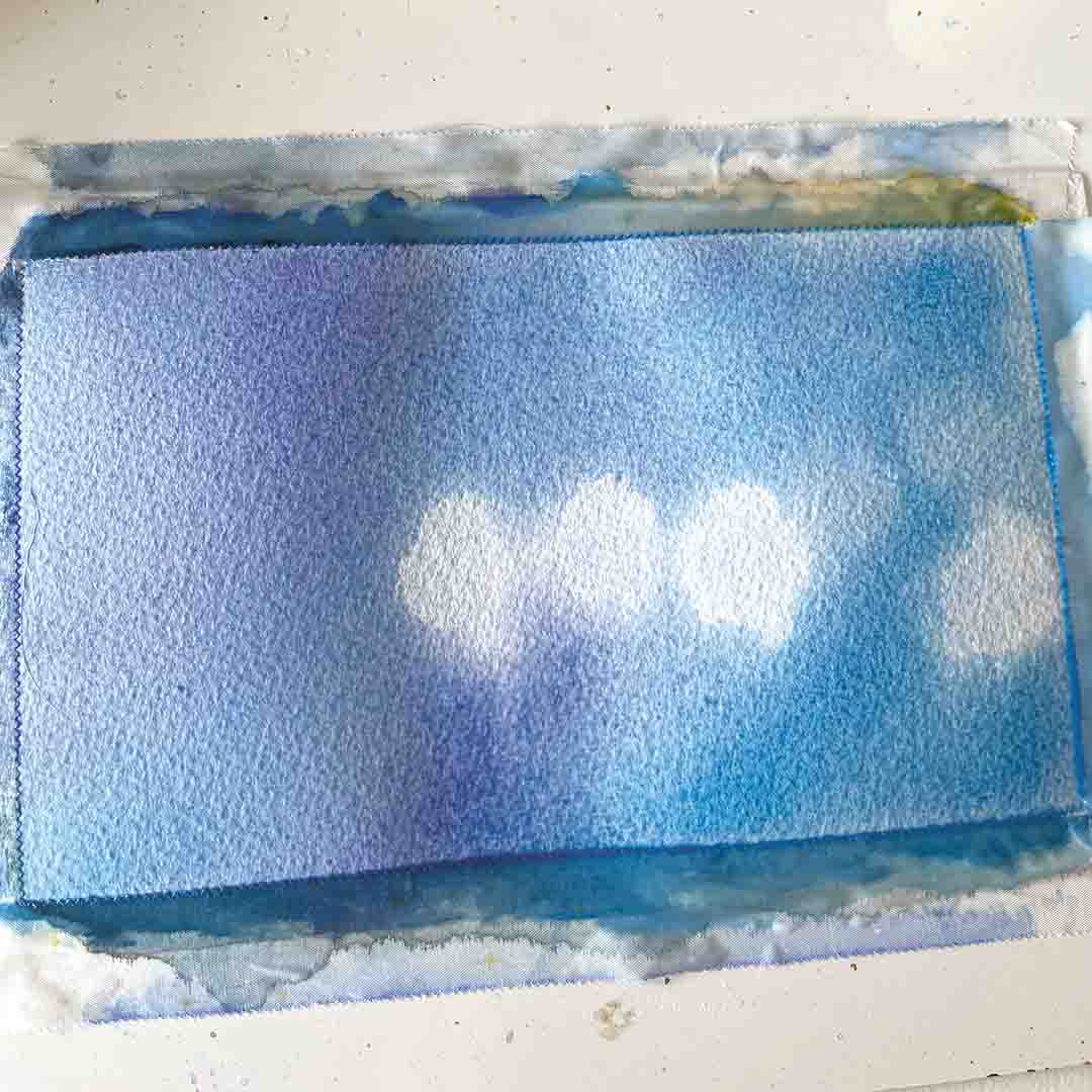 Schritt 3 Anleitung "Freundliche Vögel" aus dem Buch "Watercolor – Nature Dreams" von Dorothee Riehl-Fujii