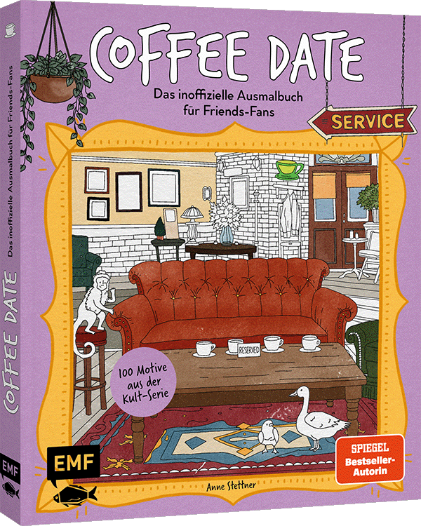 Coffee-Date – Das inoffizielle Ausmalbuch für Friends-Fans
