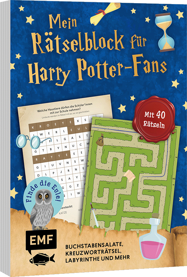 Mein zauberhafter Rätselblock für Harry Potter-Fans – Finde die Eule! 