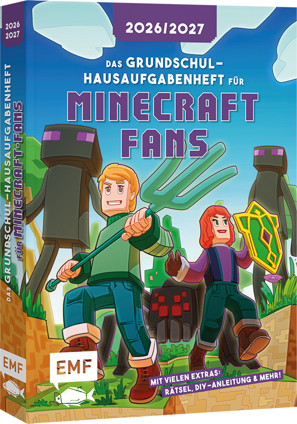 Das Grundschul-Hausaufgabenheft für Minecraft-Fans 2026/2027