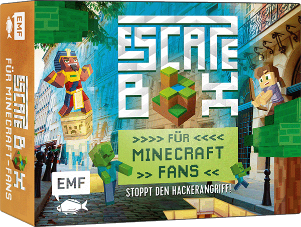 Die Escape-Box für Minecraft-Fans: Stoppt den Hackerangriff!