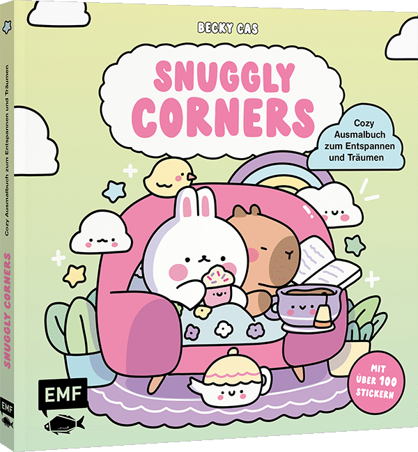 Snuggly Corners – Cozy Ausmalbuch zum Entspannen und Träumen