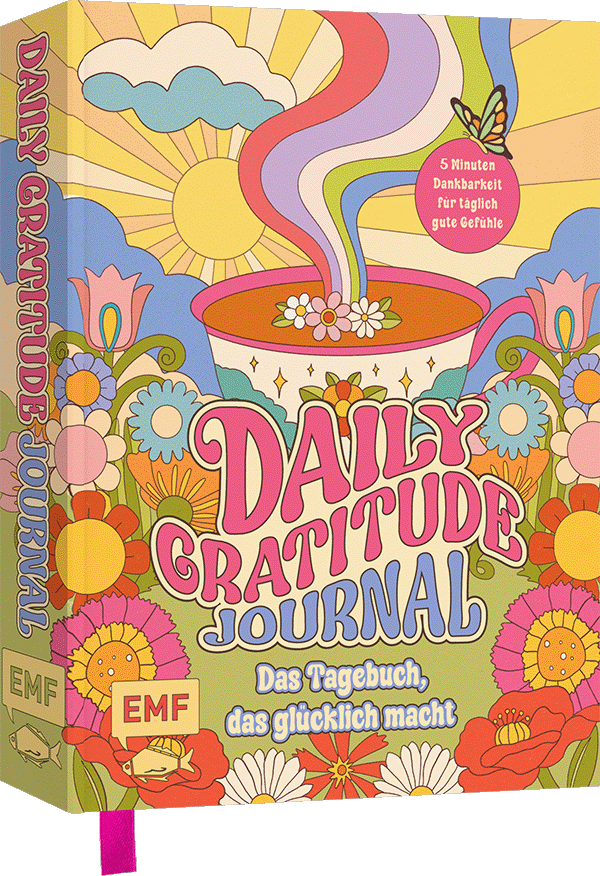 Daily Gratitude Journal – Das farbenfrohe Dankbarkeits-Tagebuch, das einfach glücklich macht