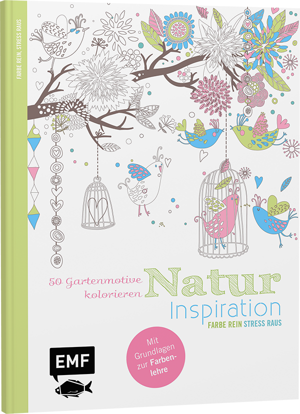 Natur Inspiration – 50 Gartenmotive kolorieren