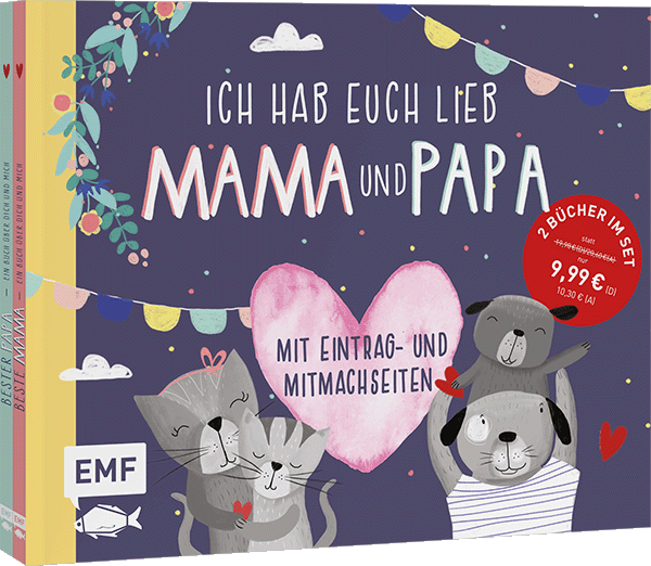 Ich hab euch lieb, Mama und Papa! | Das perfekte Geschenk für perfekte Eltern