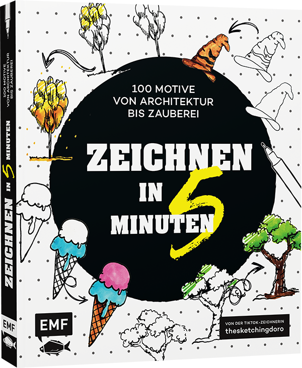 Zeichnen in 5 Minuten – 100 Motive von Architektur bis Zauberei