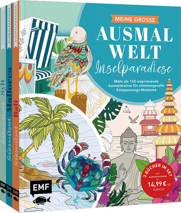Meine große Ausmalwelt – Inselparadiese