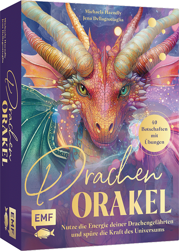 Orakel-Karten-Set: Drachen-Orakel | Nutze die Energie deiner Drachengefährten und spüre die Kraft des Universums
