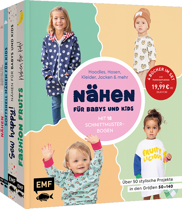 Nähen für Babys und Kids – die XXL-Schnittmustersammlung