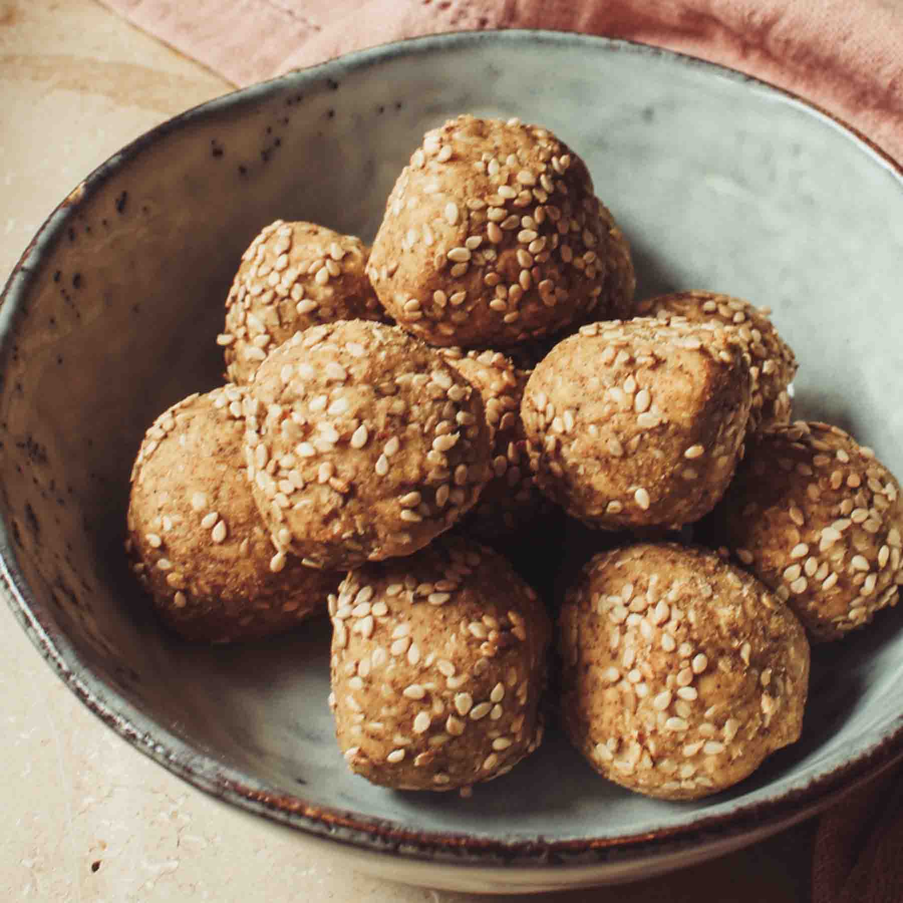 Laddu - ayurvedisches Kichererbsenkonfekt