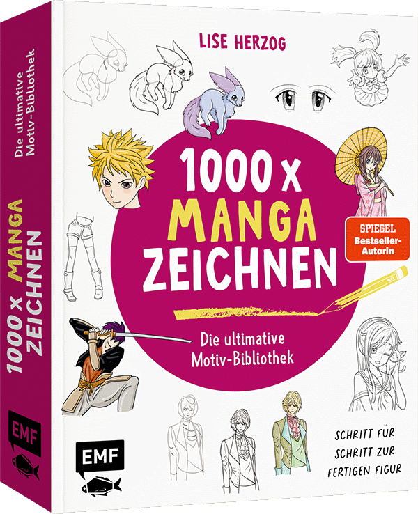 Die ultimative Motiv-Bibliothek – 1000 x Manga zeichnen