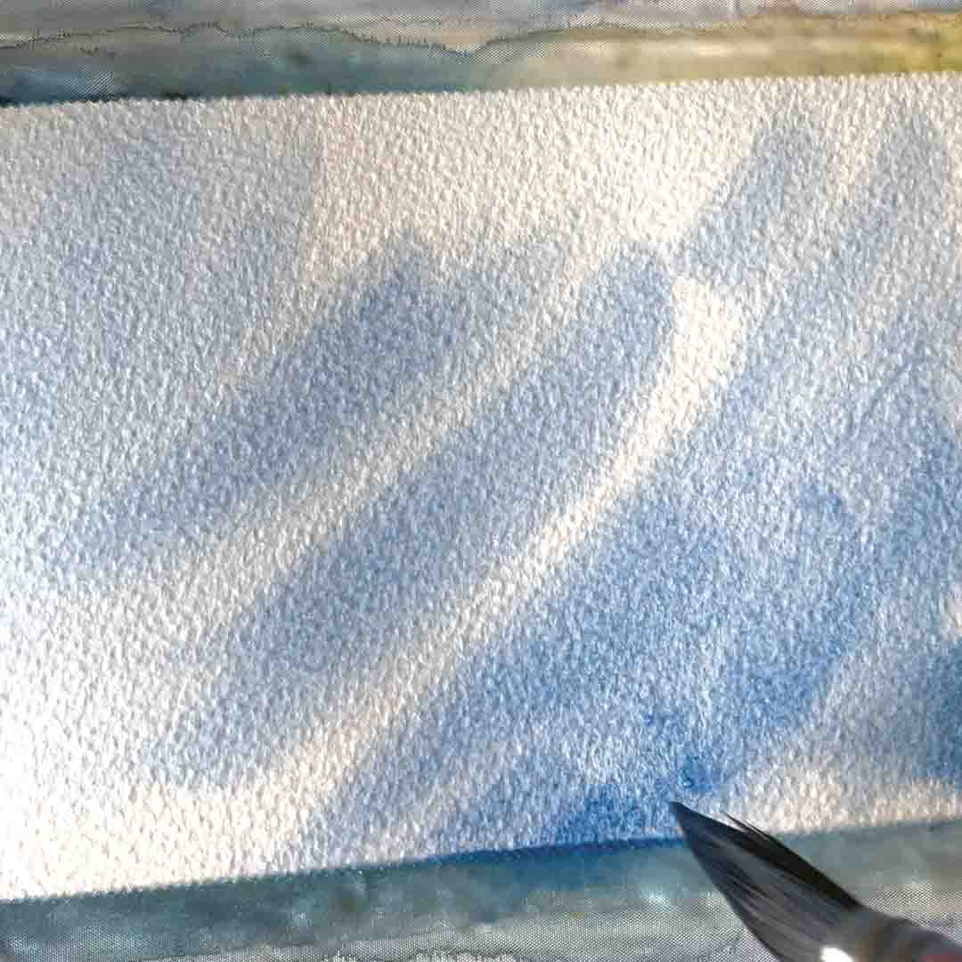 Schritt 1 Anleitung "Freundliche Vögel" aus dem Buch "Watercolor – Nature Dreams" von Dorothee Riehl-Fujii