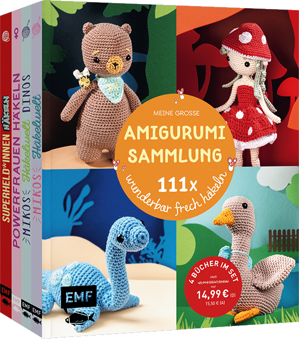 Meine große Amigurumi-Sammlung – 111x wunderbar frech häkeln