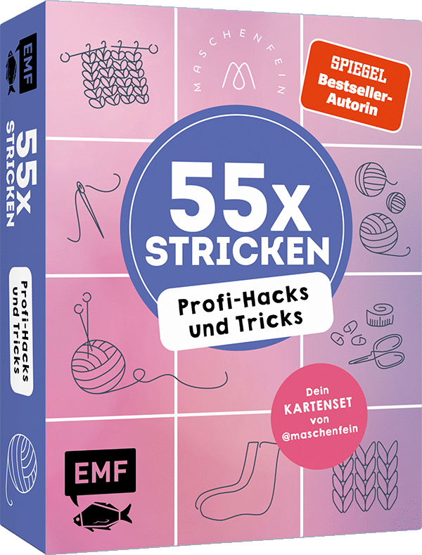 55 x stricken – Profi-Hacks und Tricks | Dein Kartenset von @maschenfein