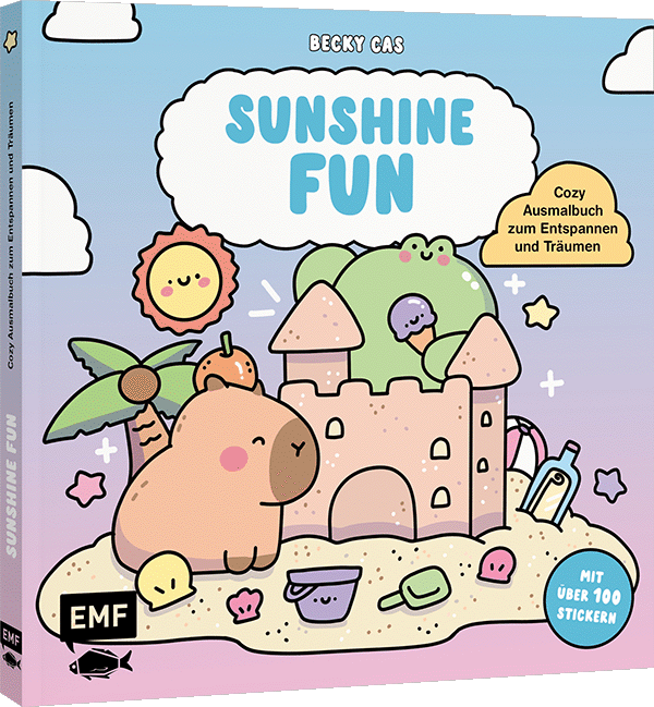 Sunshine Fun – Cozy Ausmalbuch zum Entspannen und Träumen