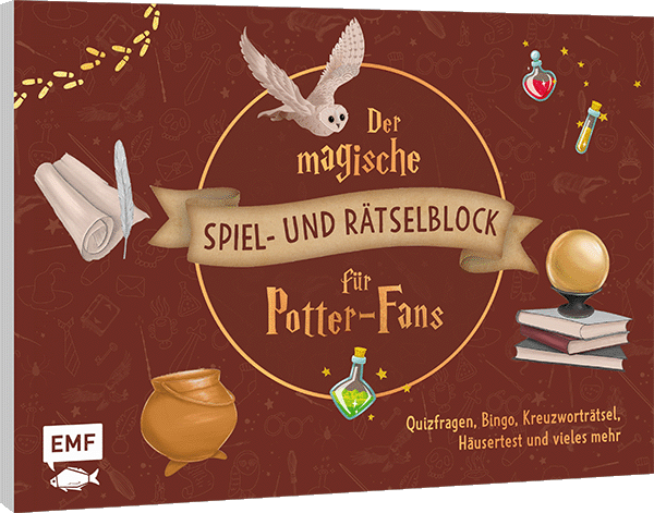 Der magische Spiel- und Rätselblock für Harry Potter-Fans