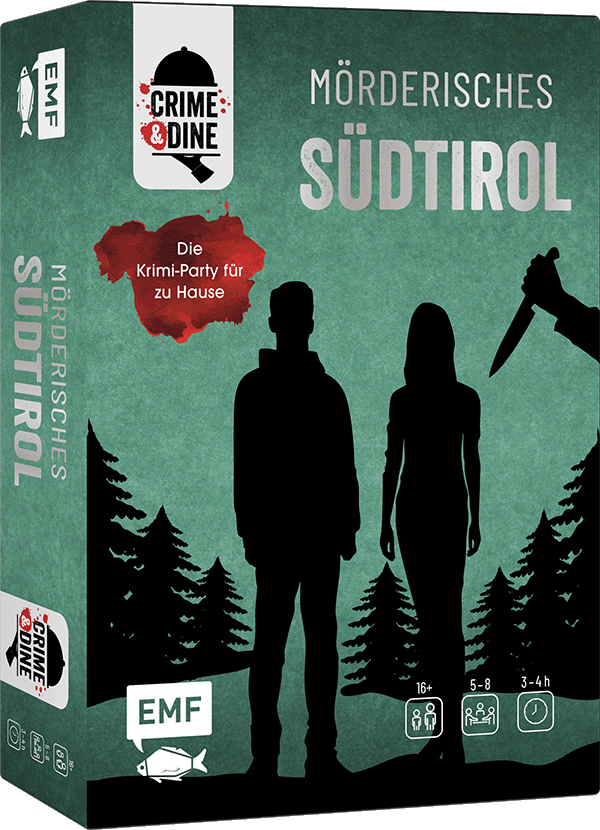 Crime & Dine – Das Krimi-Dinner-Set: Mörderisches Südtirol