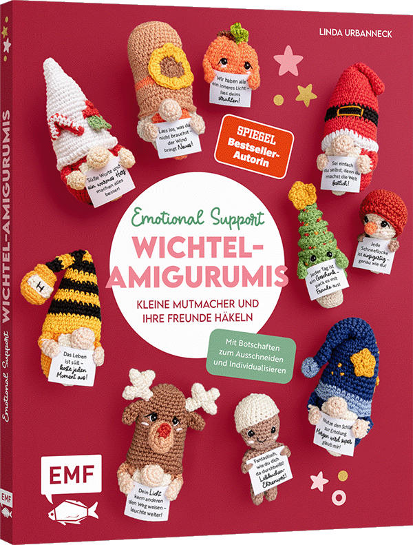 Emotional Support Wichtel-Amigurumis – Kleine Mutmacher und ihre Freunde häkeln