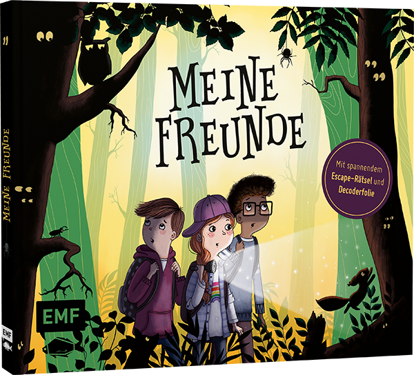 Meine Freunde – Das Freundebuch mit schaurig-spannendem Escape-Rätsel