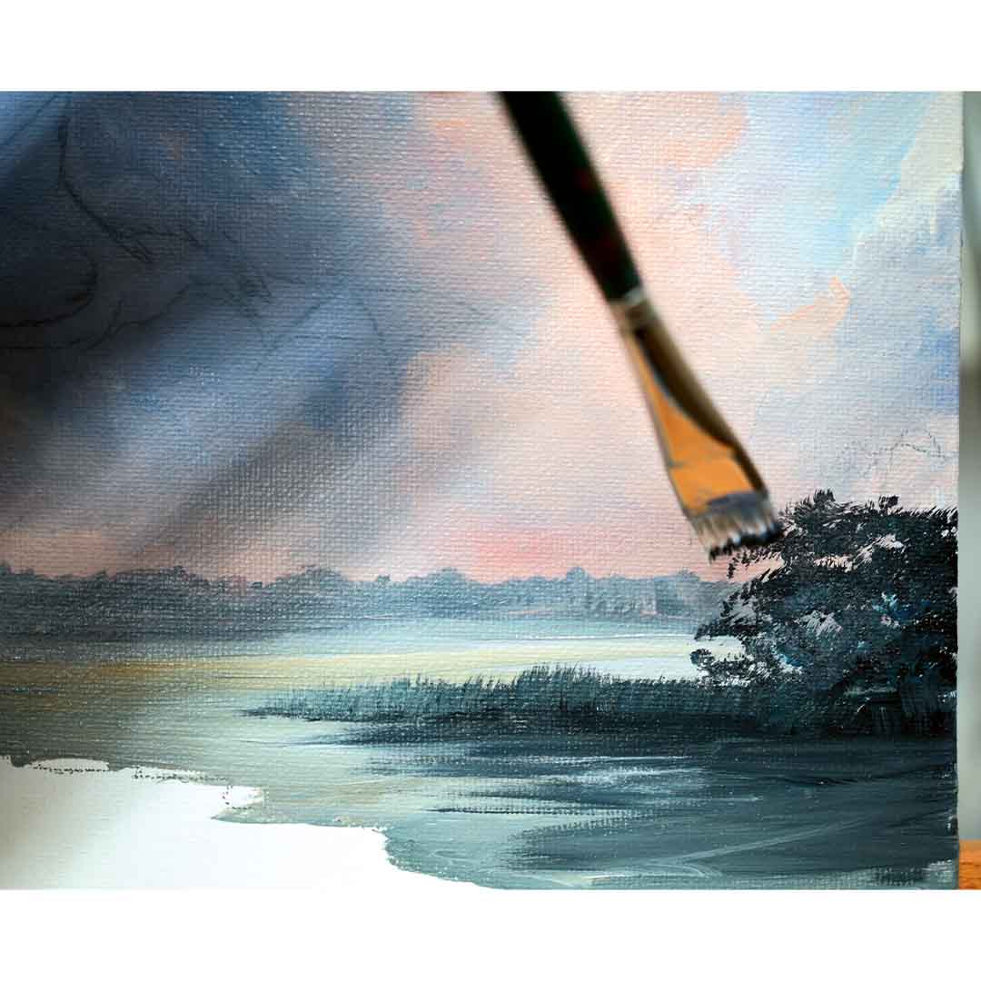 Schritt 5 Anleitung "Fliegender Drache" aus dem Buch "Die Kunst der Acrylmalerei" von Raffaela Lerch