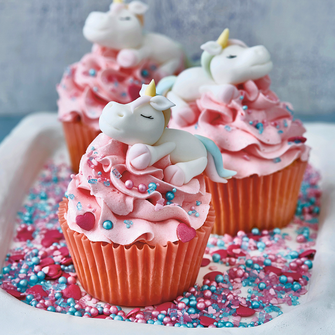 Einhorn-Cupcakes-Rezeptbild