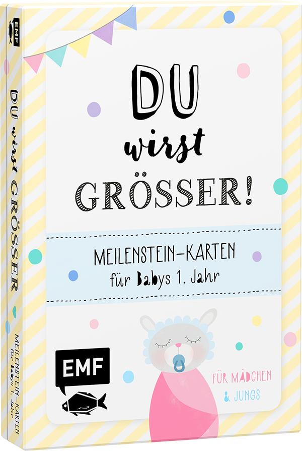 Du wirst größer! Meilenstein-Karten für Babys 1. Jahr