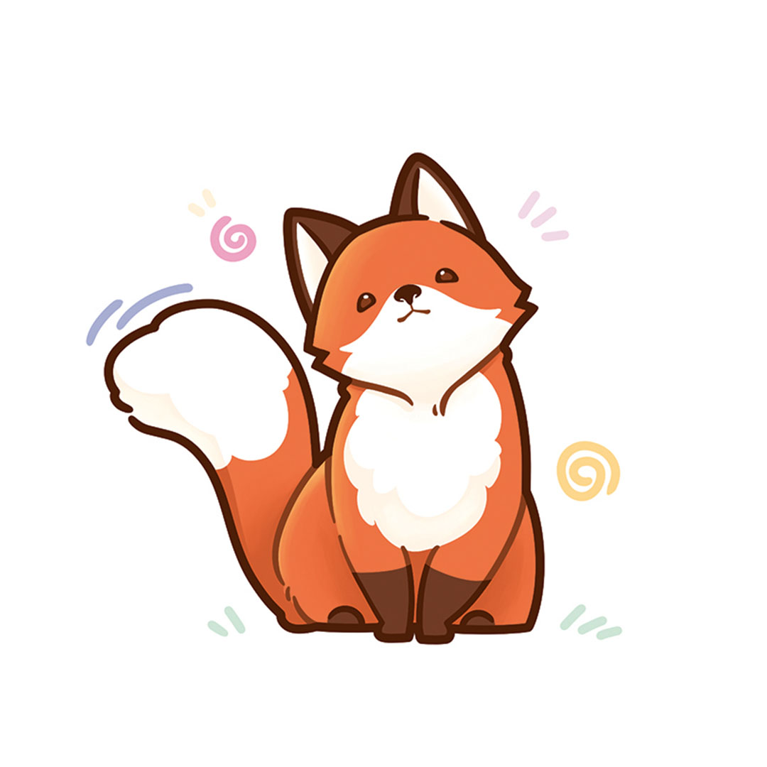 Kawaii-Fuchs zeichnen Kawaii-Fuchs zeichnen