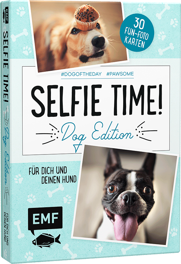 Selfie Time! Dog Edition – 30 Fun-Fotokarten