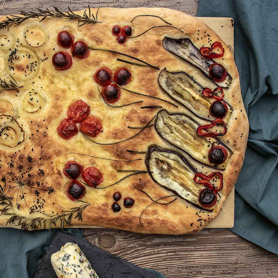 Garten-Focaccia