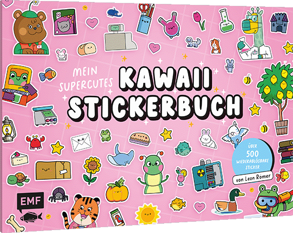 Mein supercutes Kawaii-Stickerbuch mit über 500 wiederablösbaren Stickern