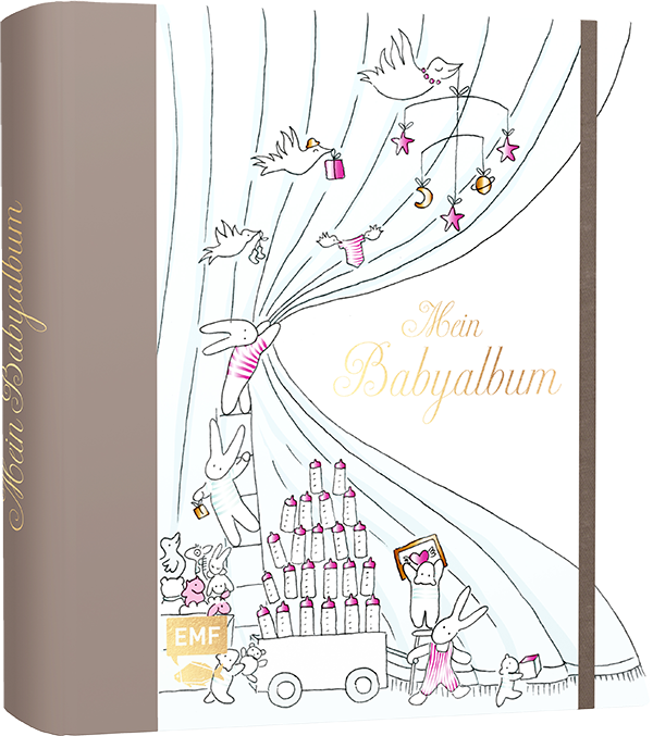 Mein Babyalbum – Mit zauberhaften Illustrationen, Ausklappseiten, Register, Pop-up-Elementen und Drehrad Babys erstes Jahr begleiten