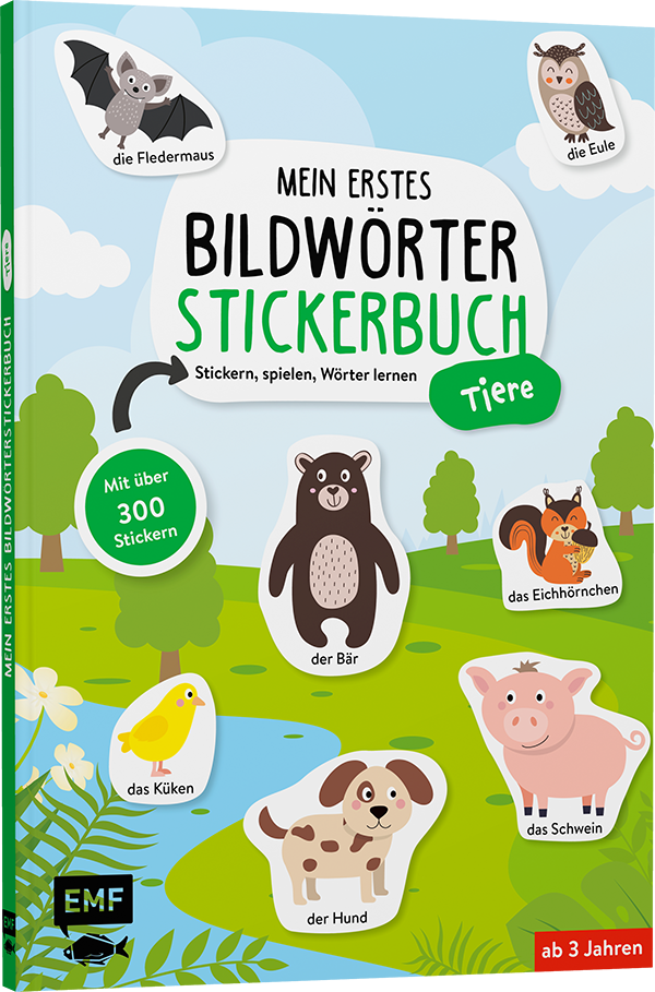 Mein erstes Bildwörter-Stickerbuch – Tiere