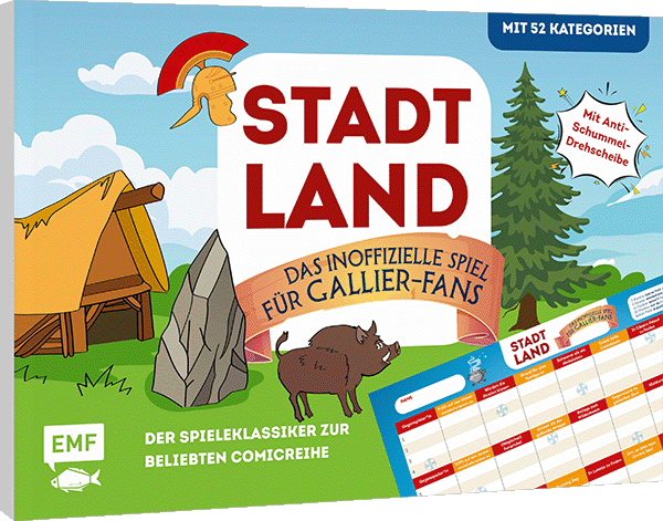 Stadt, Land, das inoffizielle Spiel für Gallier-Fans – Der Spieleklassiker zur beliebten Comicreihe