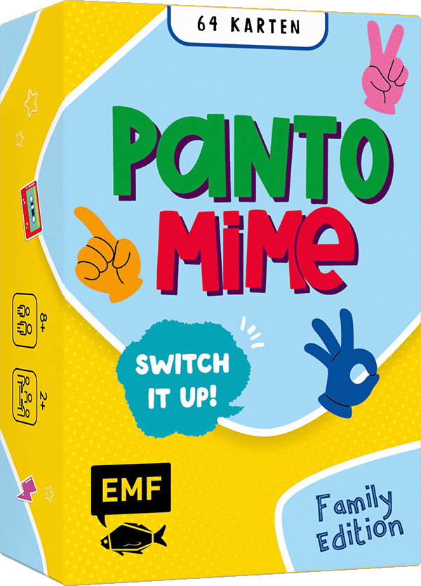 Kartenspiel: Pantomime – Switch it up! – Family Edition