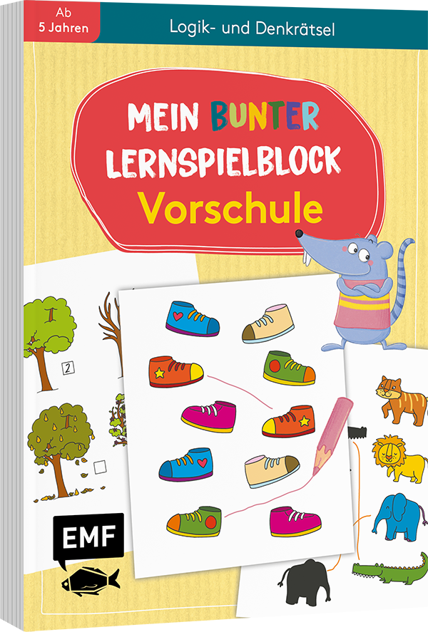 Mein bunter Lernspielblock – Vorschule: Logik- und Denkrätsel