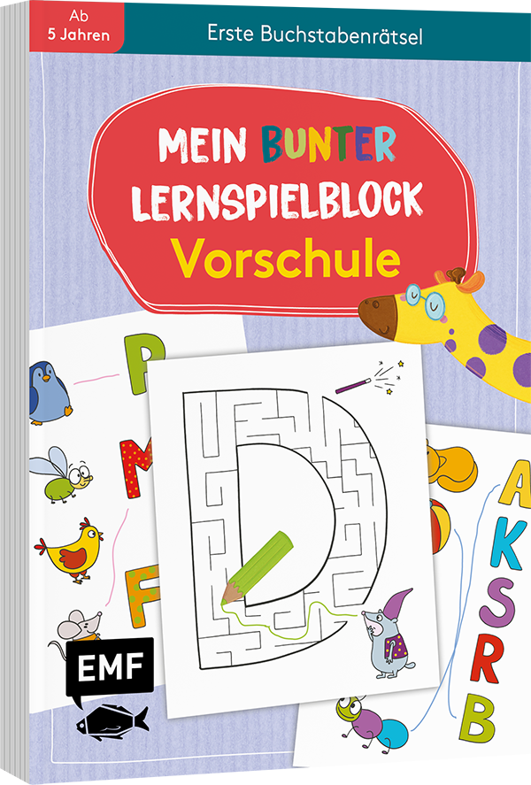Mein bunter Lernspielblock – Vorschule: Erste Buchstabenrätsel