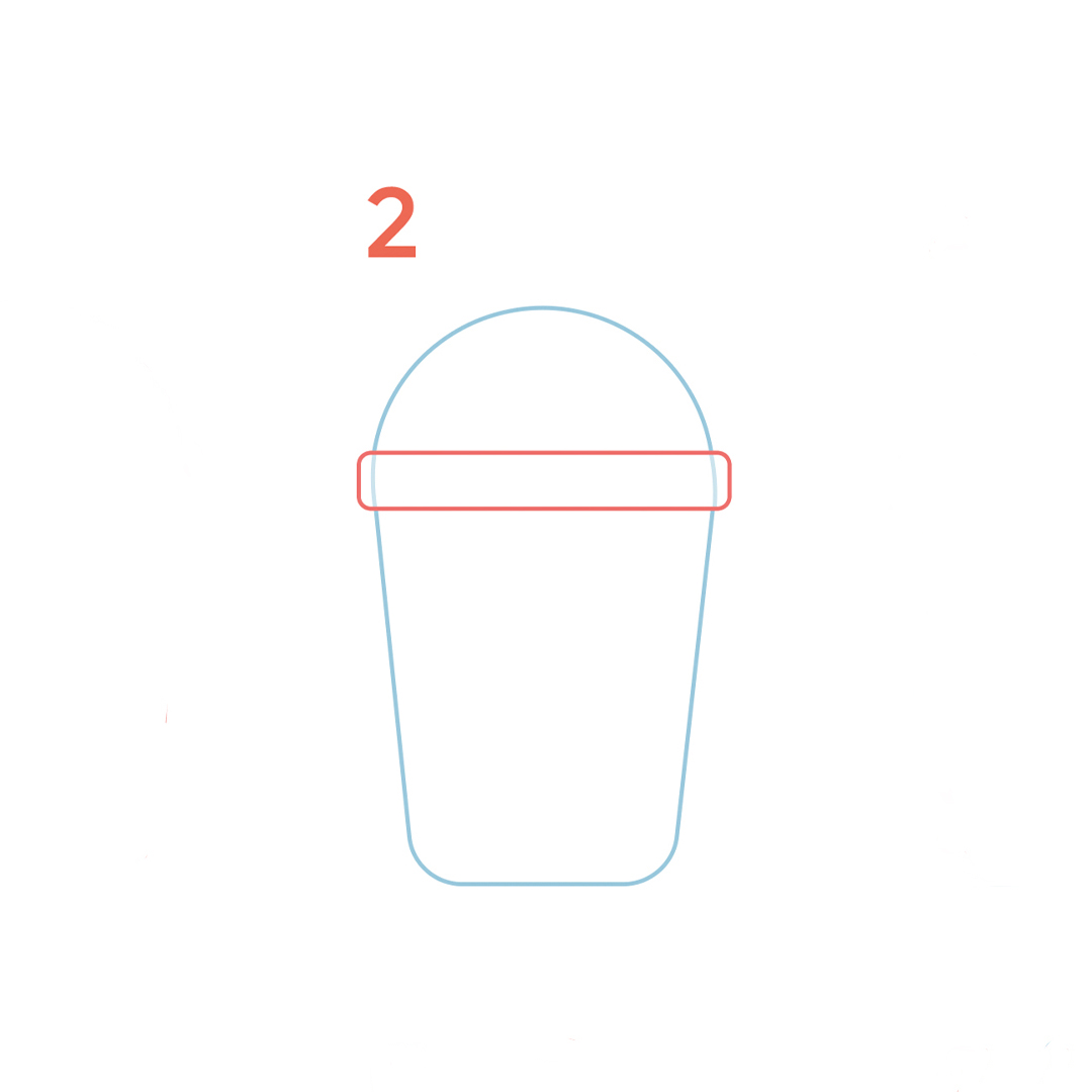 Schritt 2 Anleitung "Bubble Tea malen" aus dem Buch "Die Kawaii-Zeichenschule – Super süß zeichnen" von Leon Römer