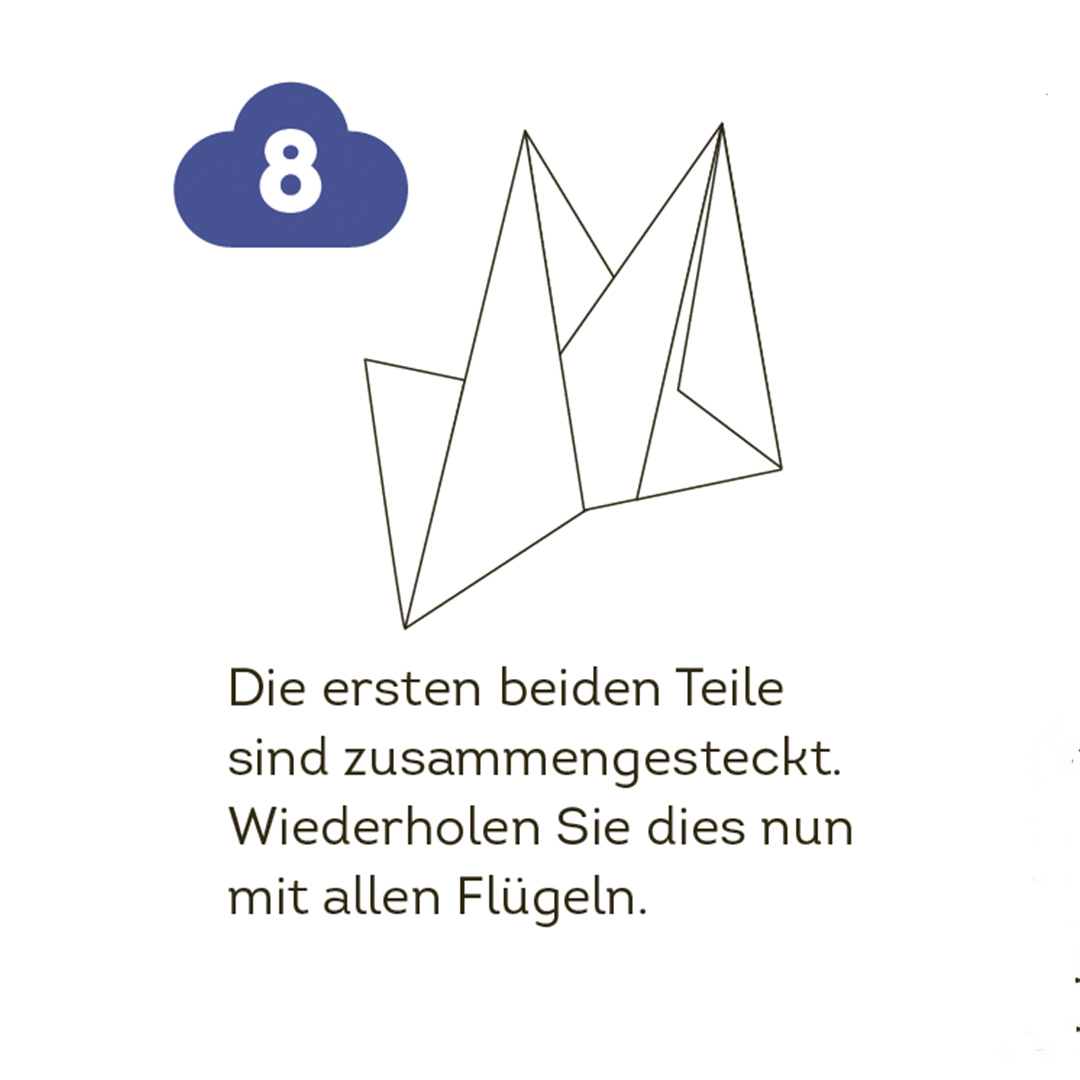 Schritt 8 Anleitung "Origami Sonnenstern" aus dem Buch "333 Origami – Beautiful Sky"
