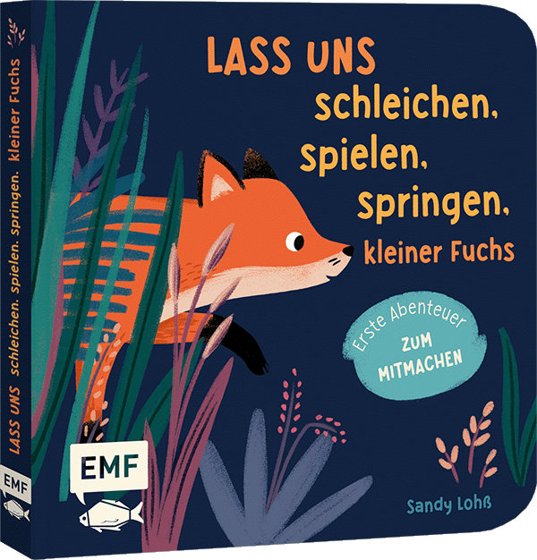 Lass uns schleichen, spielen, springen, kleiner Fuchs