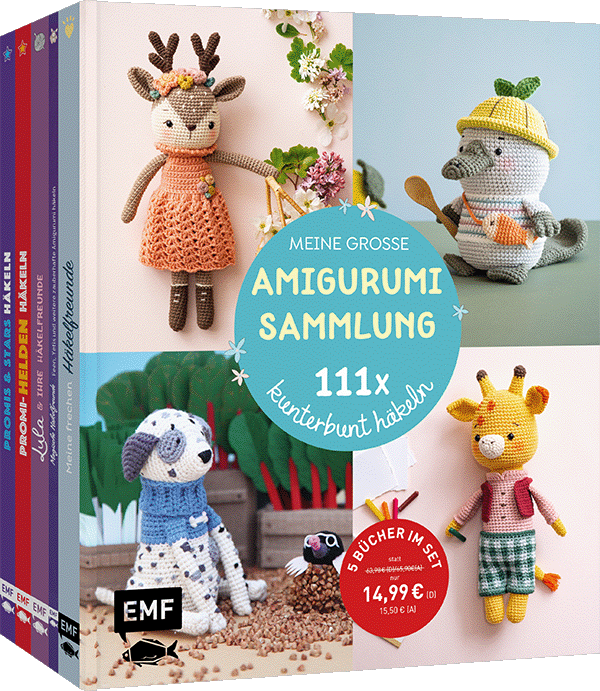 Meine große Amigurumi-Sammlung – 111x kunterbunt häkeln