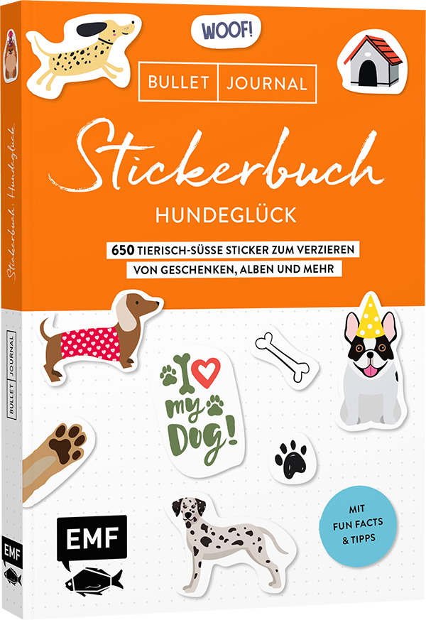 Bullet Journal Stickerbuch – Hundeglück
