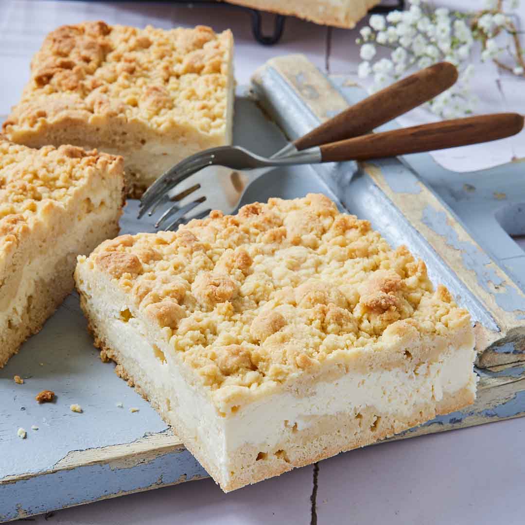 Schneller Käsestreuselkuchen