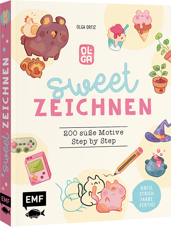 Sweet zeichnen – 200 süße Motive von Instagram-Artist olguioo