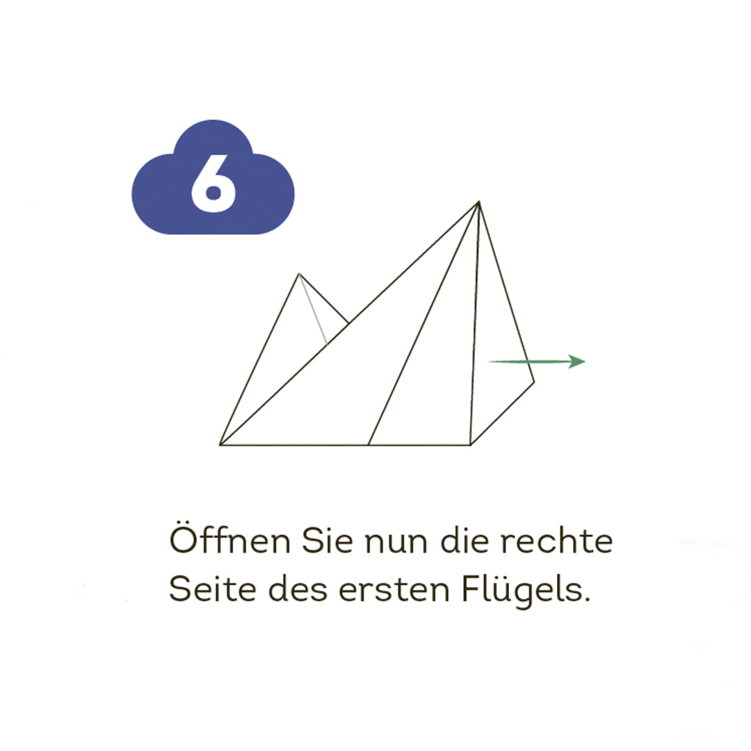 Schritt 6 Anleitung "Origami Sonnenstern" aus dem Buch "333 Origami – Beautiful Sky"