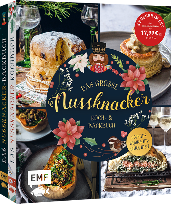 Das große Nussknacker Koch- und Backbuch – Doppeltes Weihnachtsglück im Set