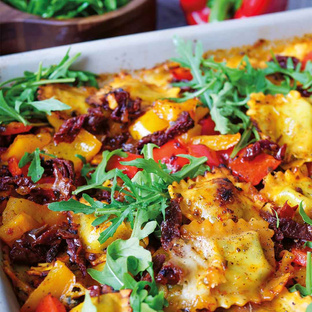 Rezeptbild "Ravioli vom Blech" aus dem Buch "Herrlich einfach – Himmlisch lecker" von Steffi Sinzenich vom Blog Gaumenfreundin