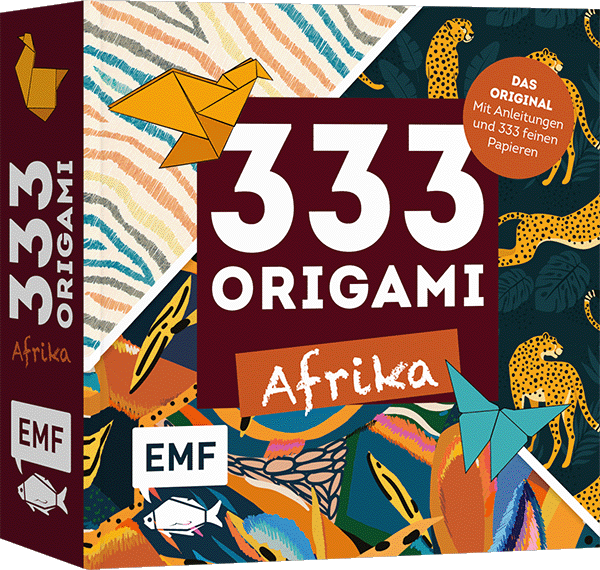 333 Origami – Faszination Afrika – Farbenfrohe Papiere falten 