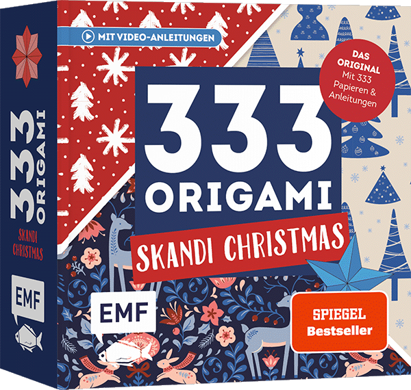 333 Origami – Skandi Christmas – Zauberschöne Papiere falten für die Weihnachtszeit